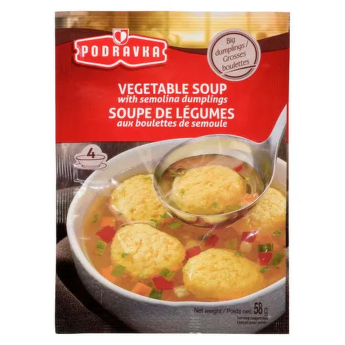 Podravka Vegetable Soup with semolina dumplings 58g