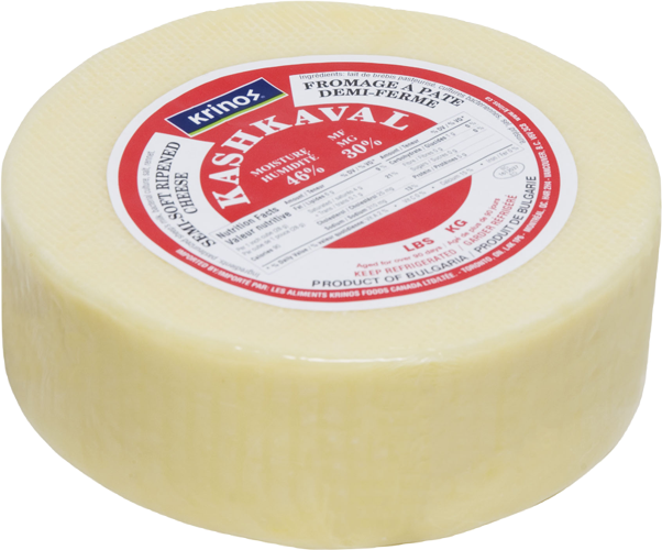Krinos Bulgarian Kashkaval Cheese wheel 900g