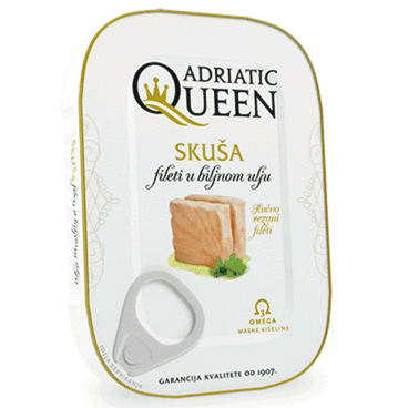 Adriatic Queen Mackerel Fillets in vegetble oil 105g