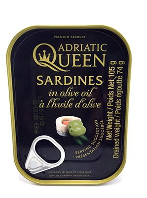 Adriatic Queen Sardines in olive oil 105g