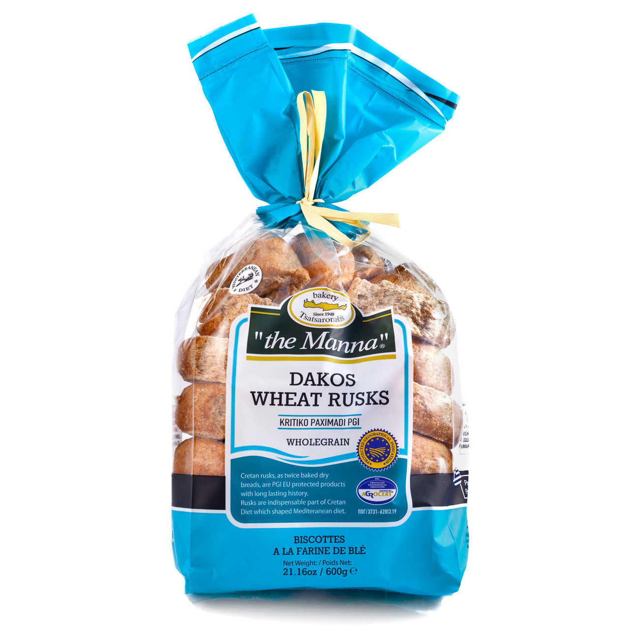 The Manna Wheat Rusk 600g