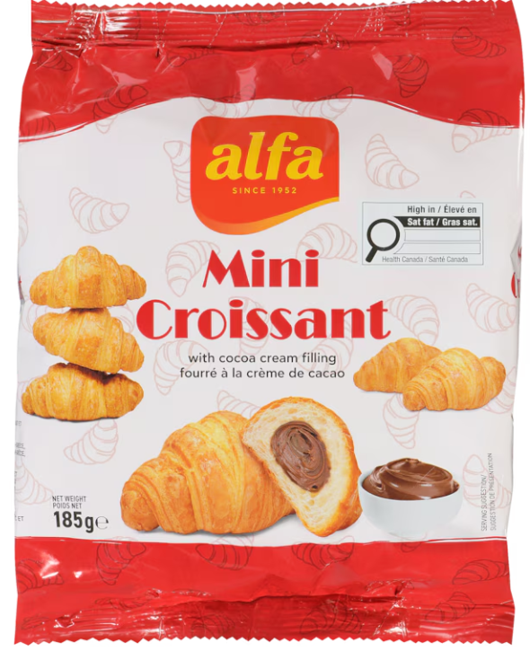 Alfa Mini Croissant with cocoa filling 185g