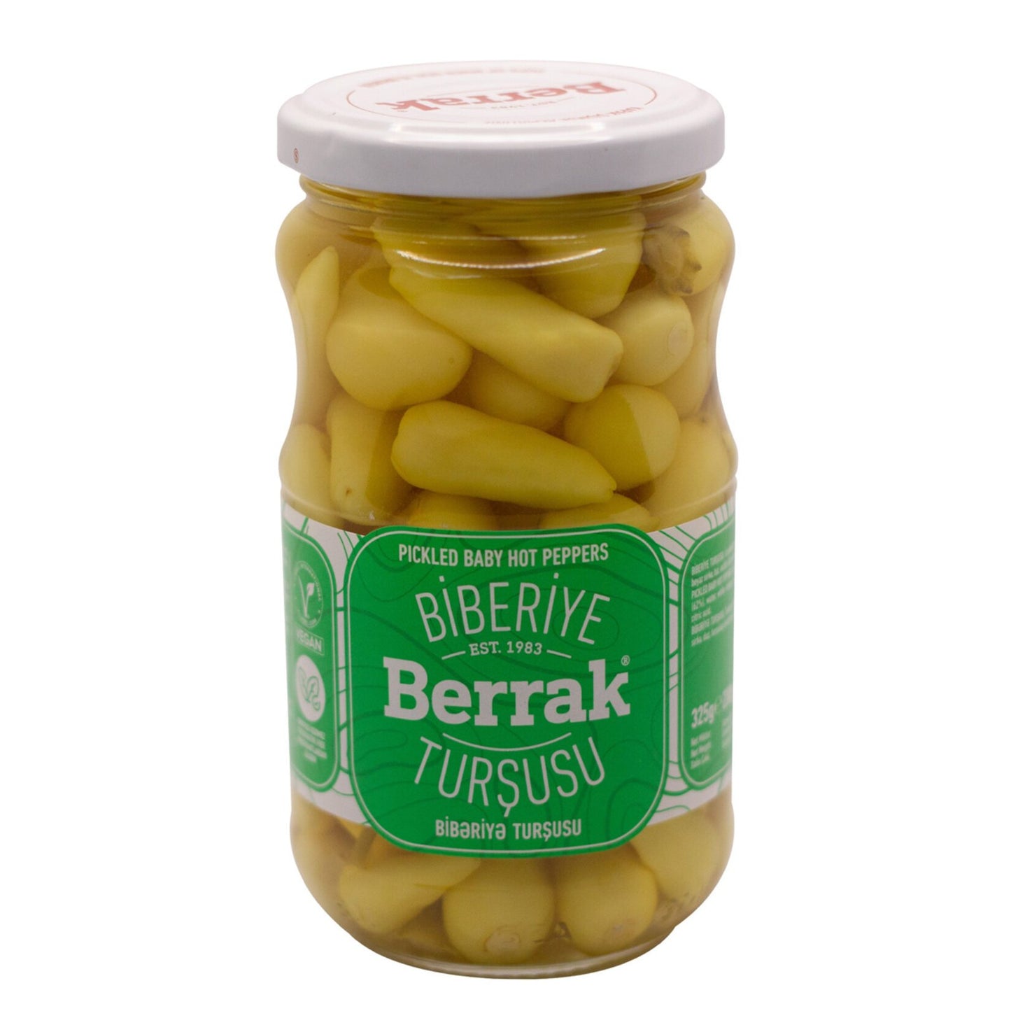 Berrak Hot Baby Pepper Pickles 325g