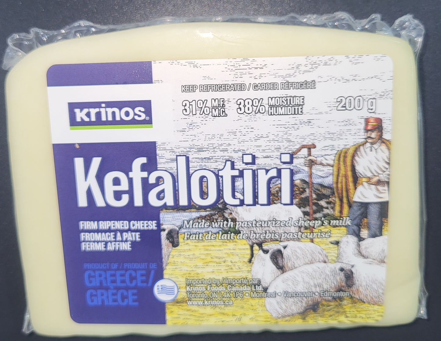 Krinos Kefalotiri Cheese 200g