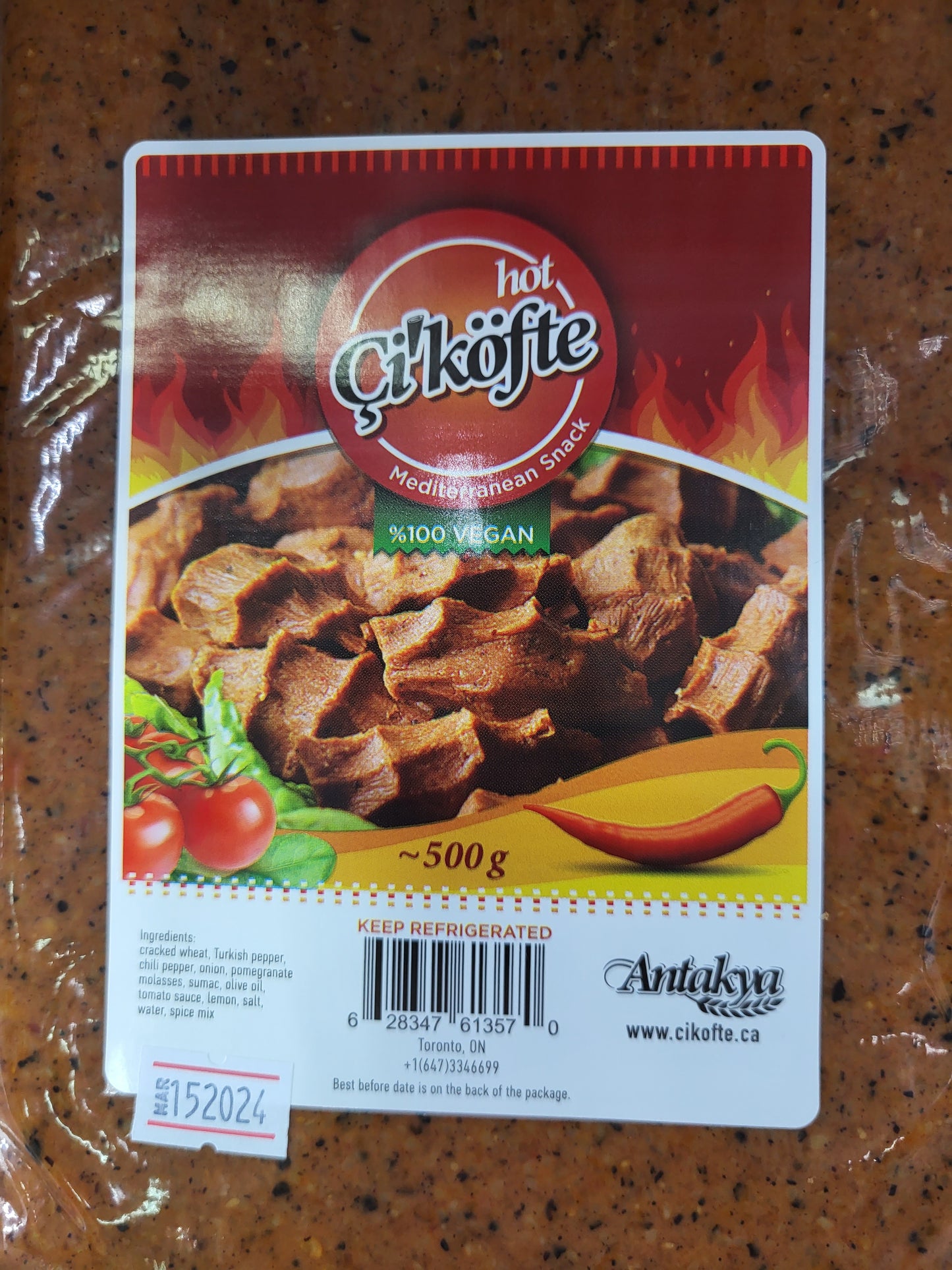 Antakya Ci'Kofta Hot (Vegan kofta)