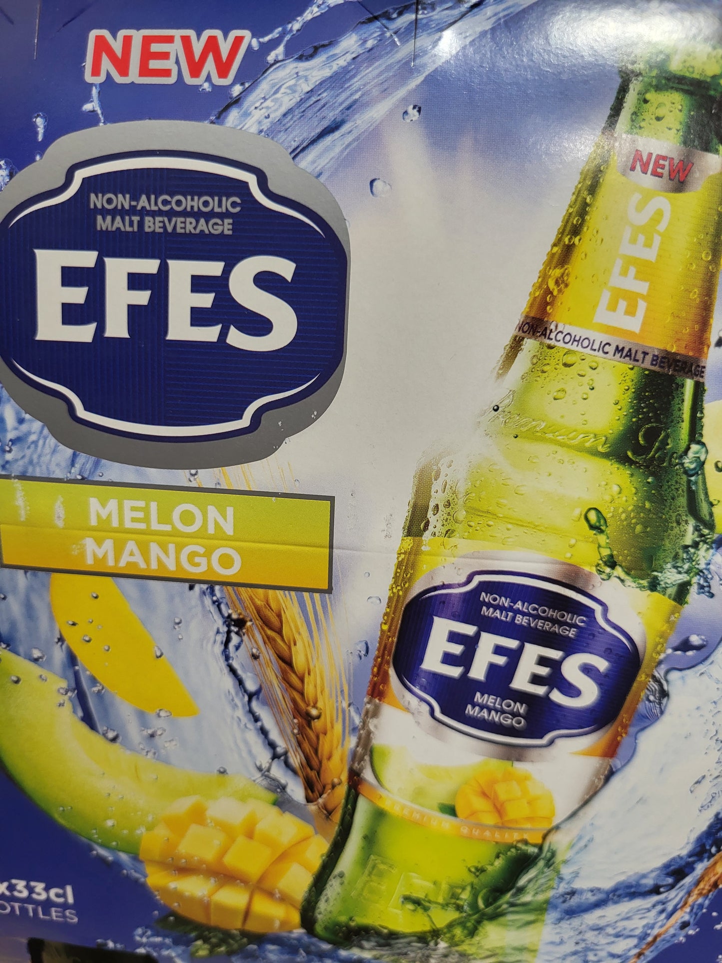 Efes non-alcoholic malt beverage Melon&Mango 6pack