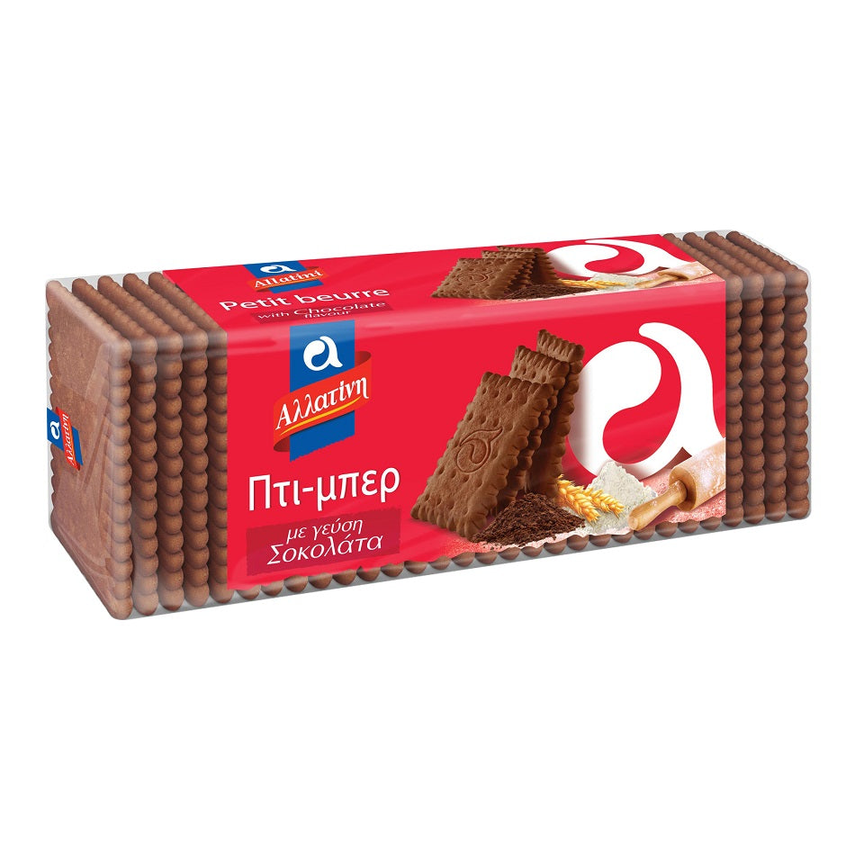Allatini Elbisco Tea Biscuit Petit Beurre cocoa 225g