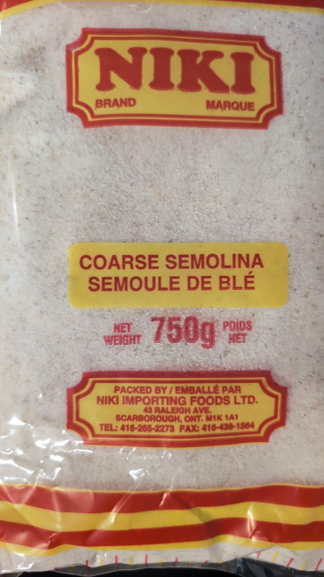 Niki Semolina Coarse 750g