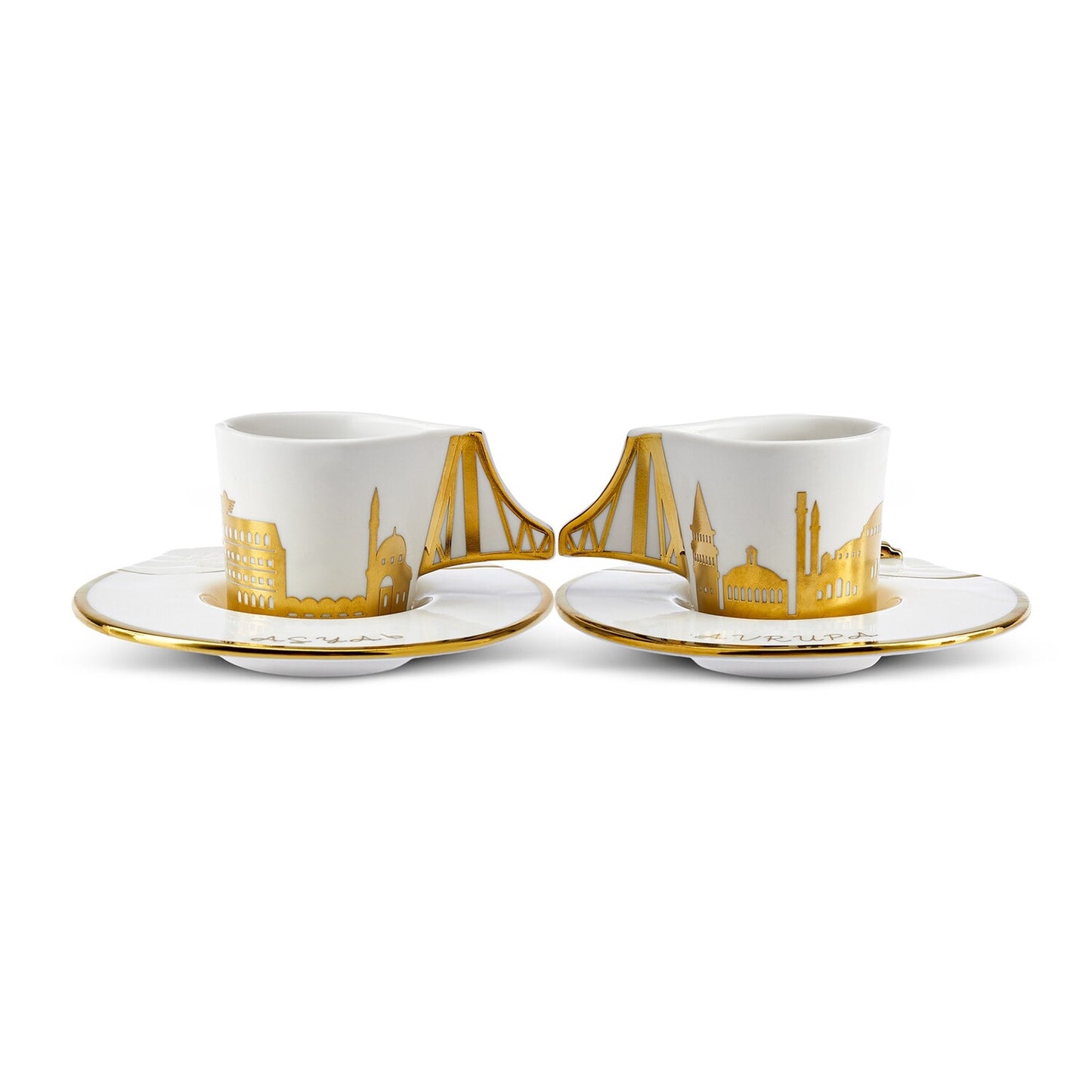 Karaca Bosphorus Turkish Coffee Espresso Set for 2 people