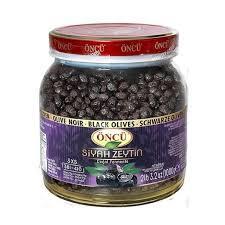 Oncu Natural Black Olives 3XS 1000g