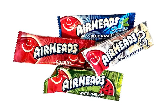 Airheads blue raspberry candy 15.6g