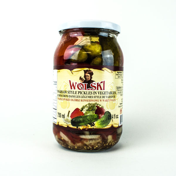 Wolski Warsaw Style Pickles in vegetables 750ml