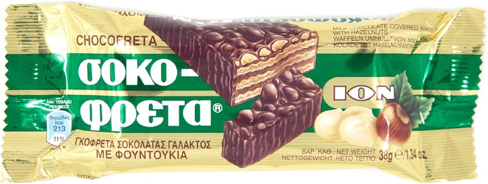 Ion Sokofreta Wafer with hazelnuts 38g