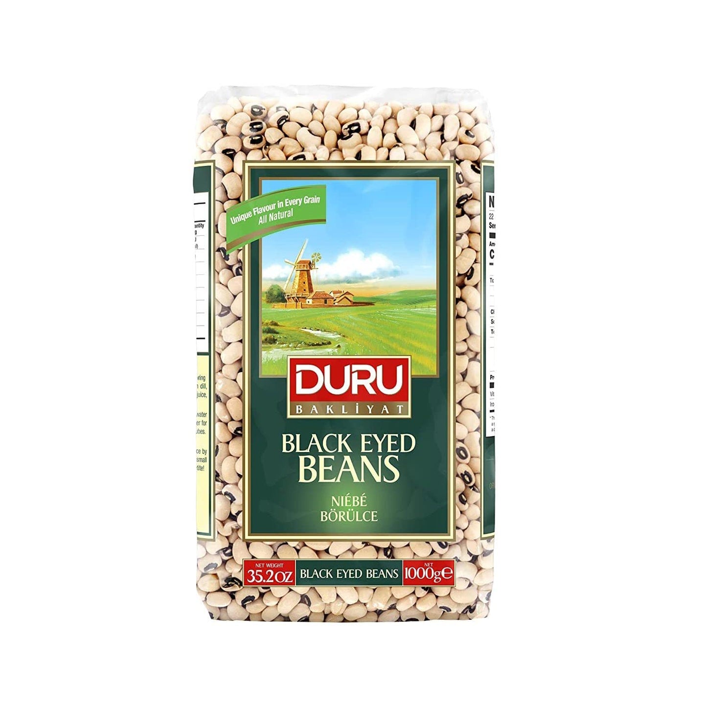Duru Beans Black Eyed Borulce 1kg