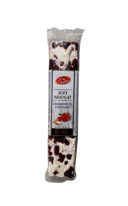 Sir Charles Soft Nougat cranberries&peanut 100g