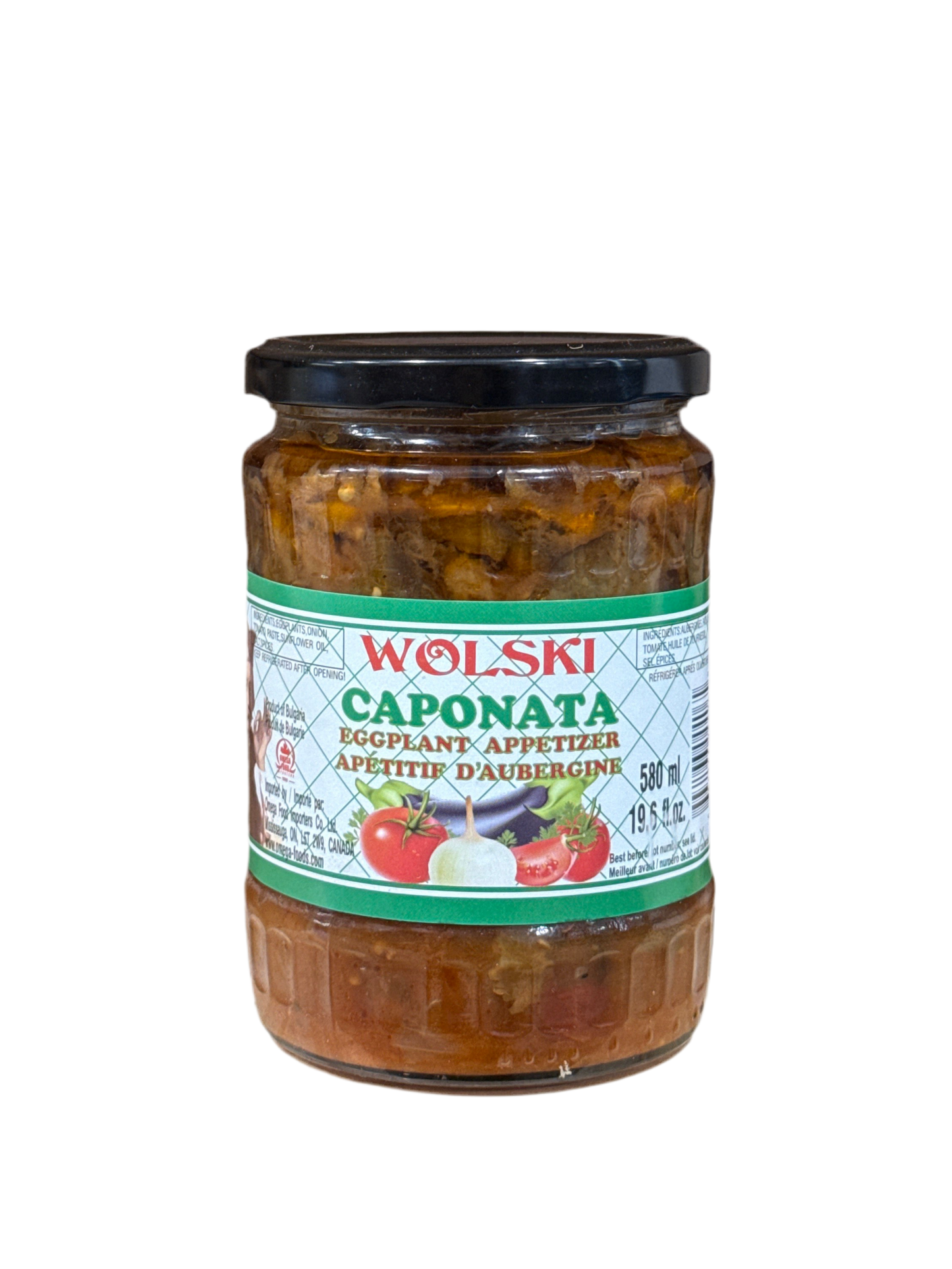 Wolski Caponata Eggplant Appetizer 580ml