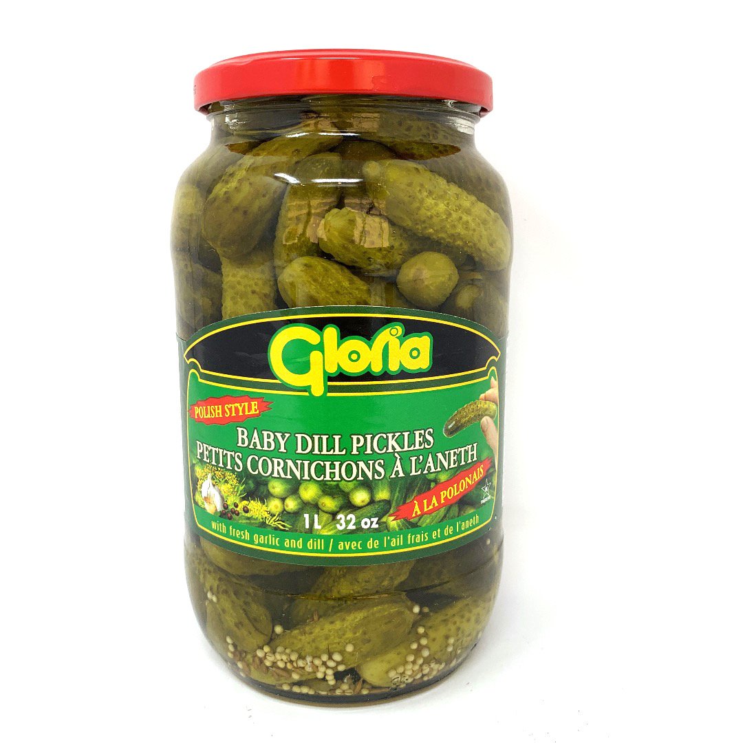 Gloria Polish Style Baby Dill Pickles 1L