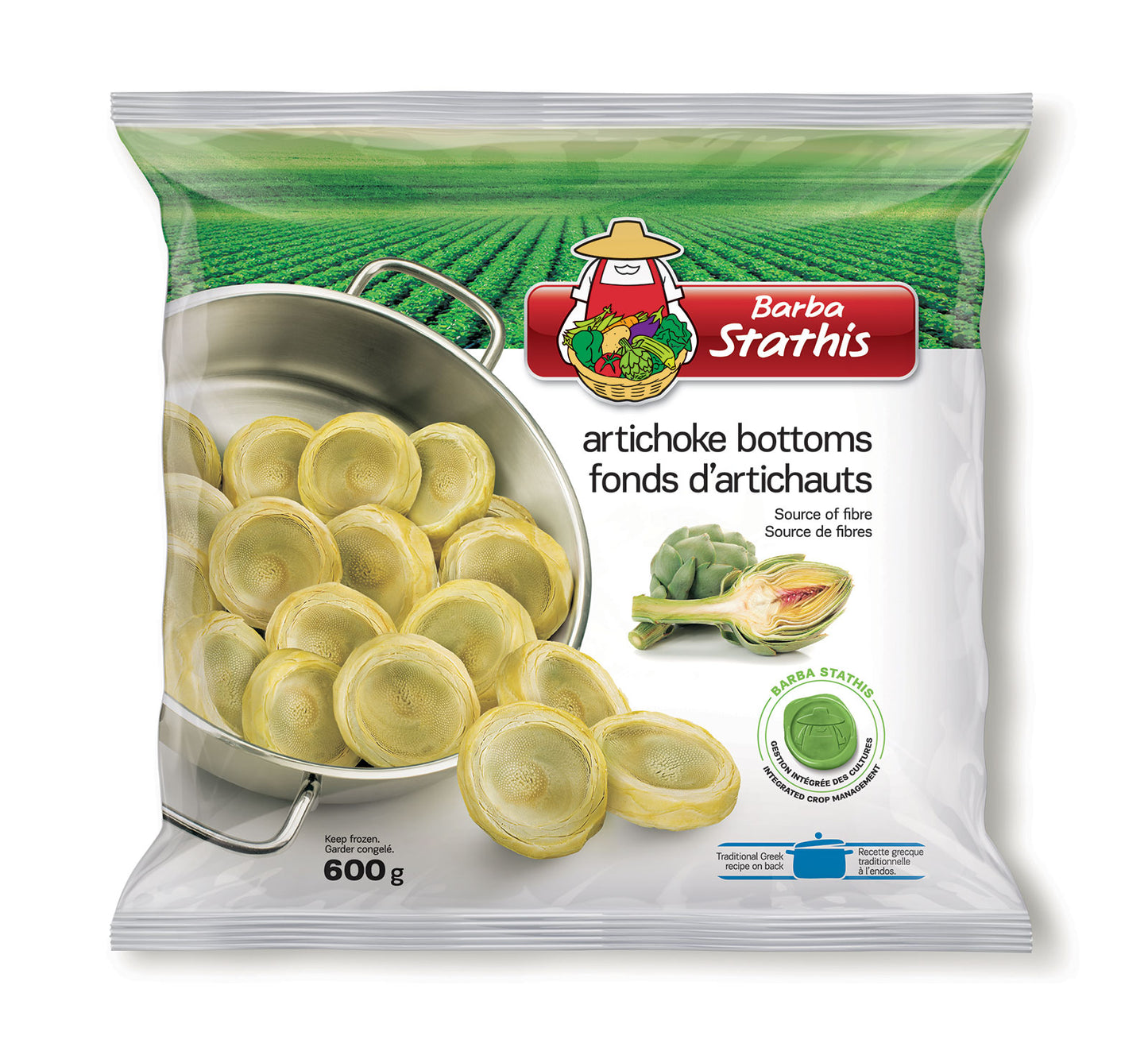 Barba Stathis Artichoke Bottoms 600g