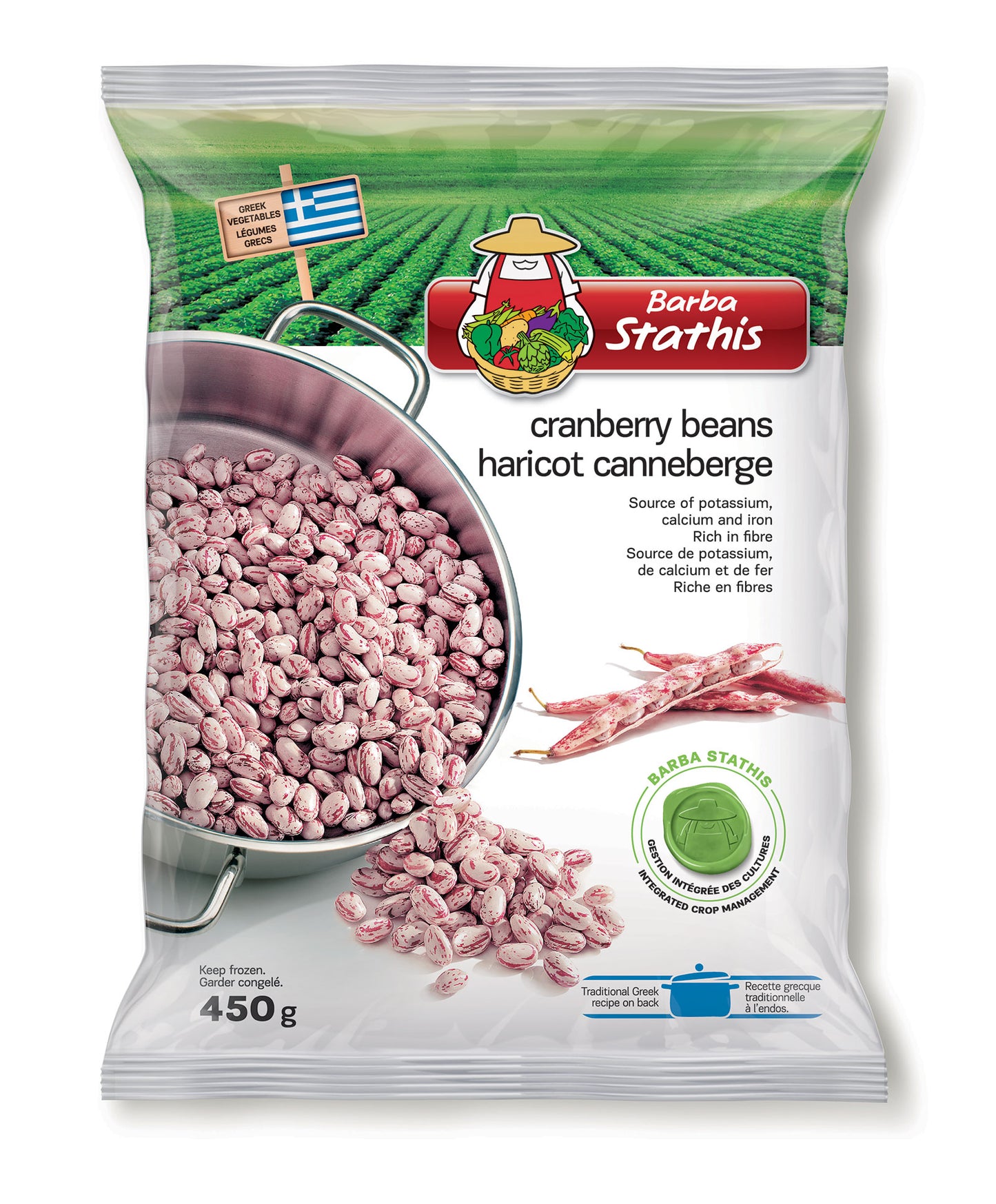 Barba Stathis Cranberry Beans 450g