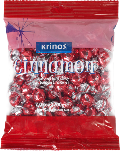 Krinos Cinnamon flavoured hard candy 200g