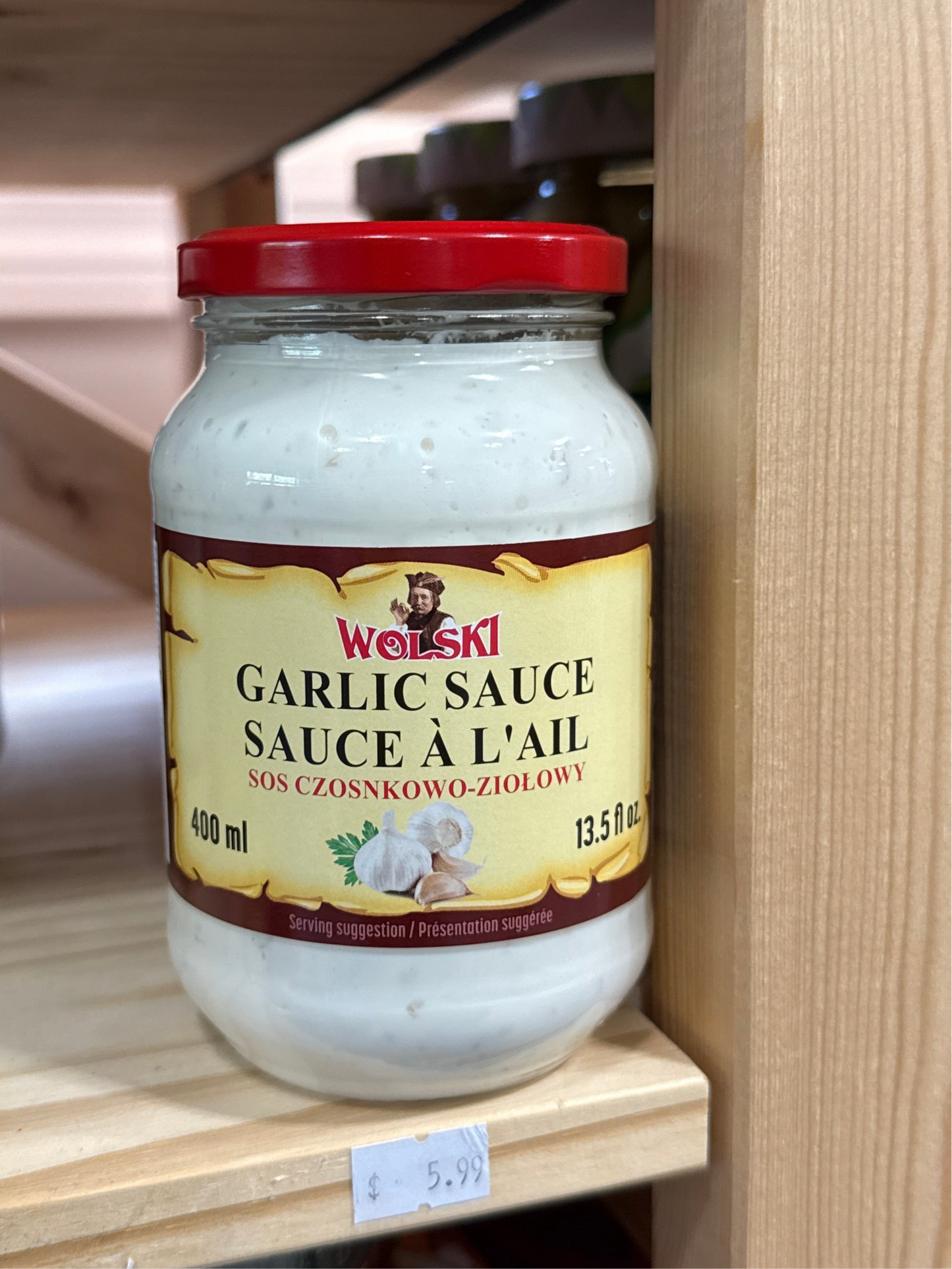 Wolski Garlic Sauce 400ml