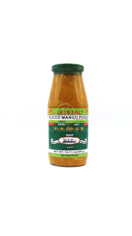Ship Sliced Mango Pickles Less Salt 500g