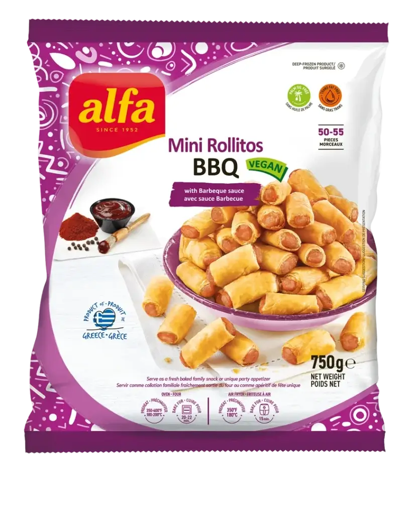 Alfa Vegan Mini Rollitos BBQ 750g