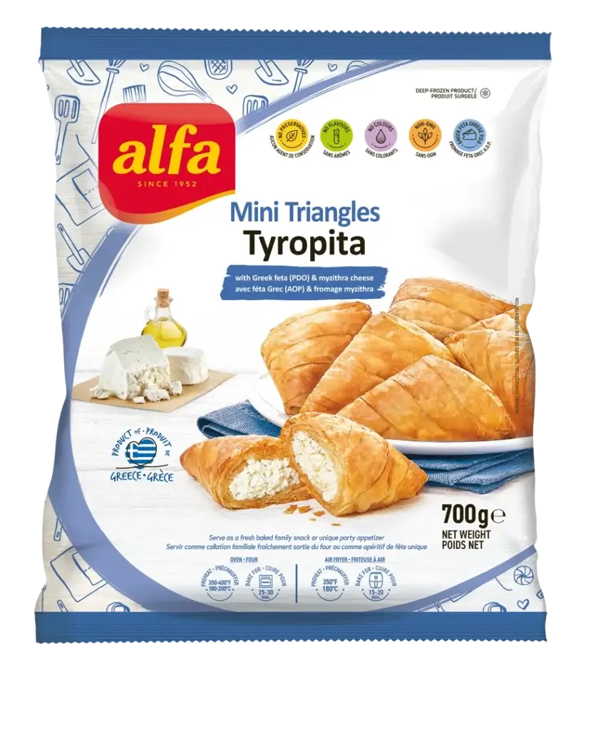 Alfa Mini Triangles Tyropita 700g