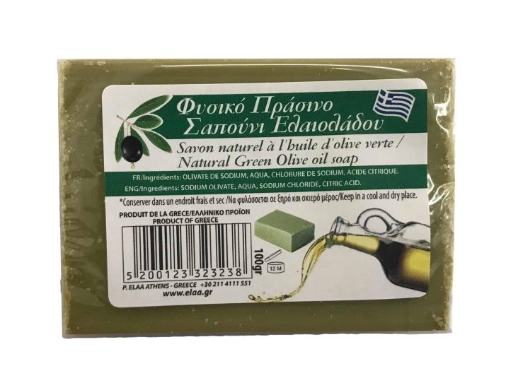 Elaa Natural Olive Oil Soap Bar 100g