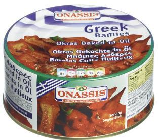 Onassis Ready Meal Greek Bamies Okra 280g