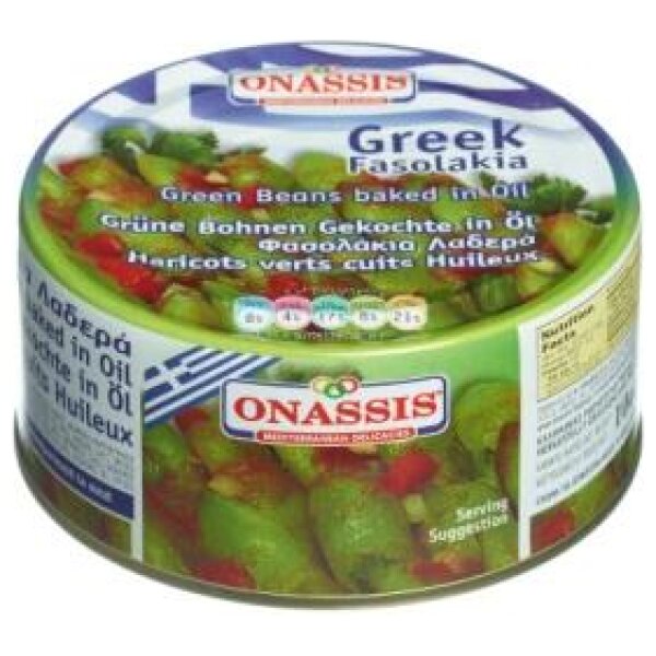 Onassis Ready Meal Greek Fasolakia green beans 280g