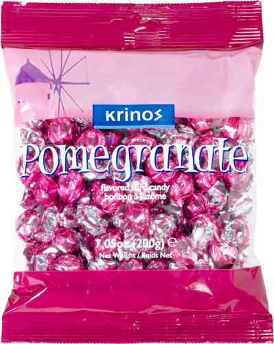 Krinos Pomegranate flavoured hard candy 200g