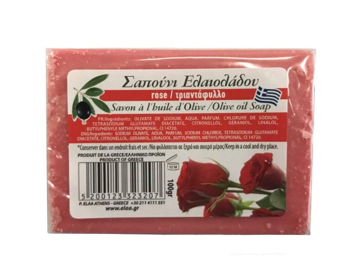 Elaa Rose Olive Oil Soap Bar 100g
