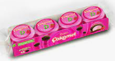 Ulker Cokomel Strawberry Marshmallow Biscuit 36gr
