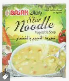 Basak Star Noodle and Vegetable Soup 65gr
