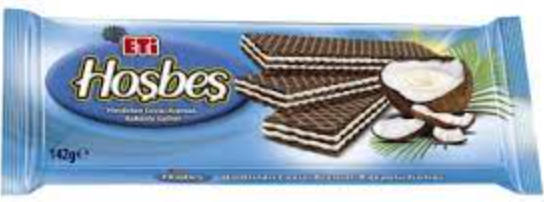 Eti Hosbes Wafeup Wafer with Coconut 142gr