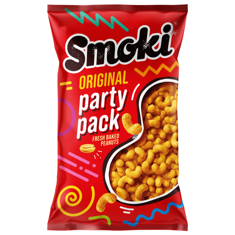 Stark Smoki Corn Snack with peanuts Party Pack 250g