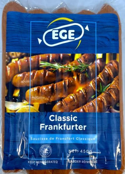 Ege Classic Frankfurter Sausage 450g