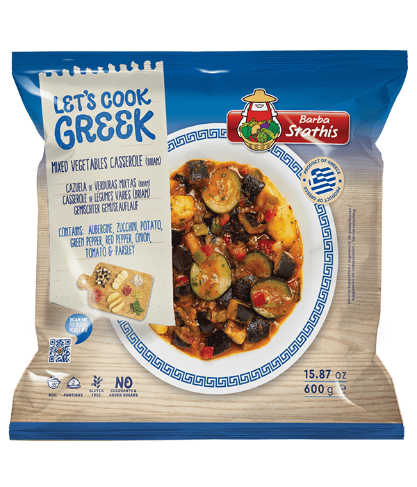 Barba Stathis Let's Cook Greek Mixed Vegetables Casserole 600g