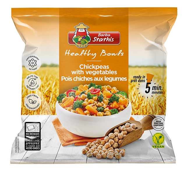 Barba Stathis Healthy Bowls Chickpeas with Vegetables 400g