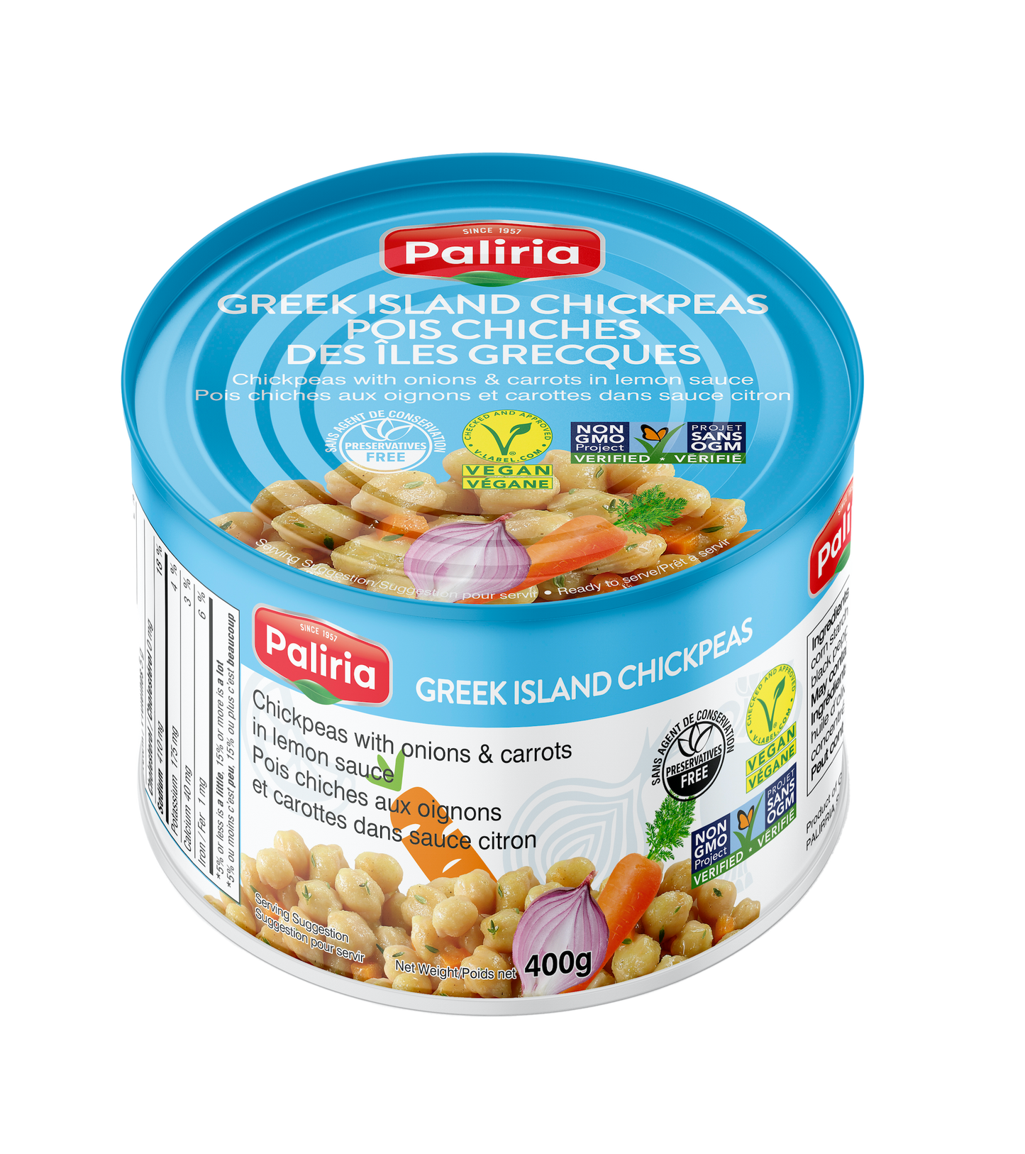 Paliria Ready Meal Greek Island Chickpeas 400g