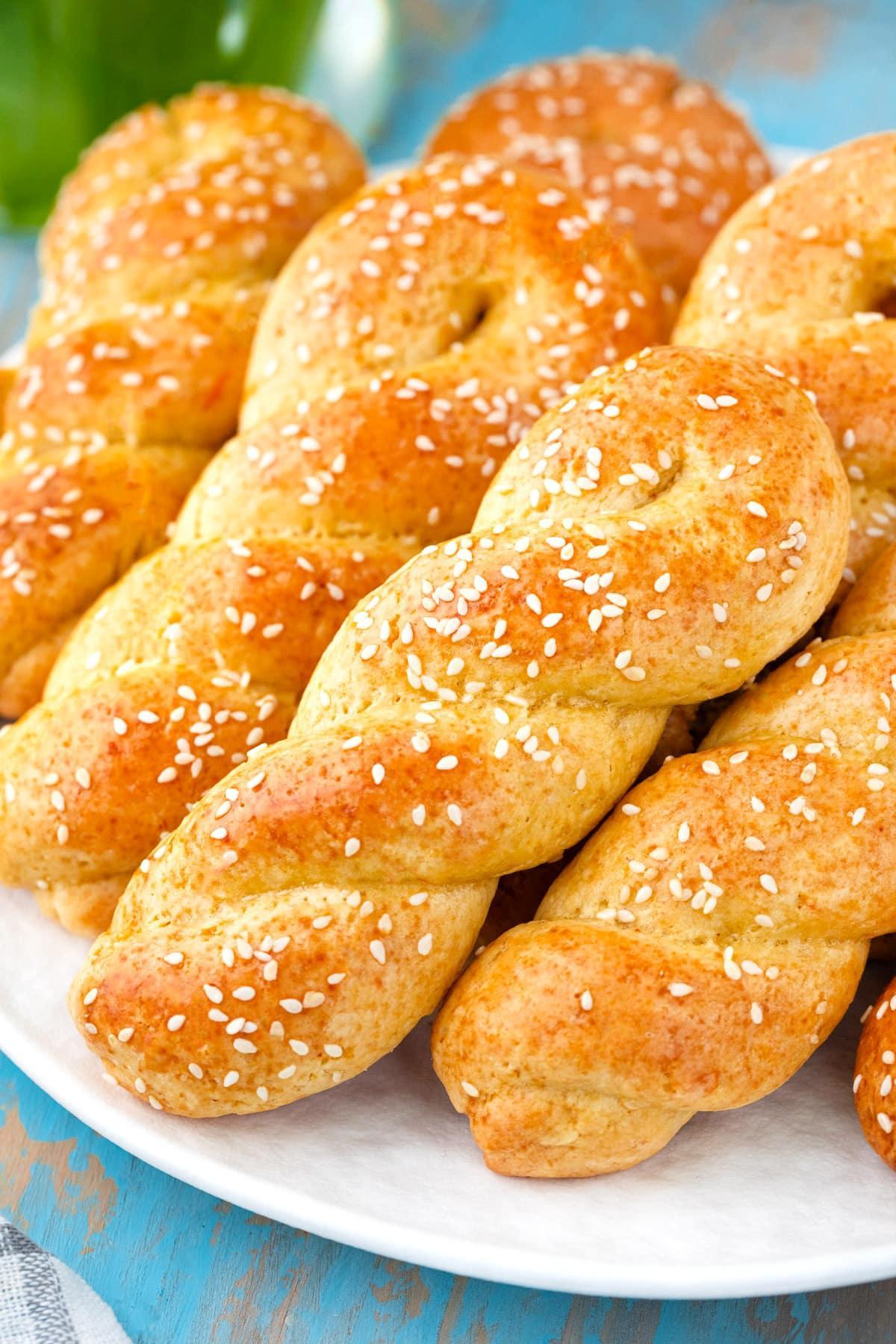 Homemade Greek Koulourakia Orange Cookies 6pack