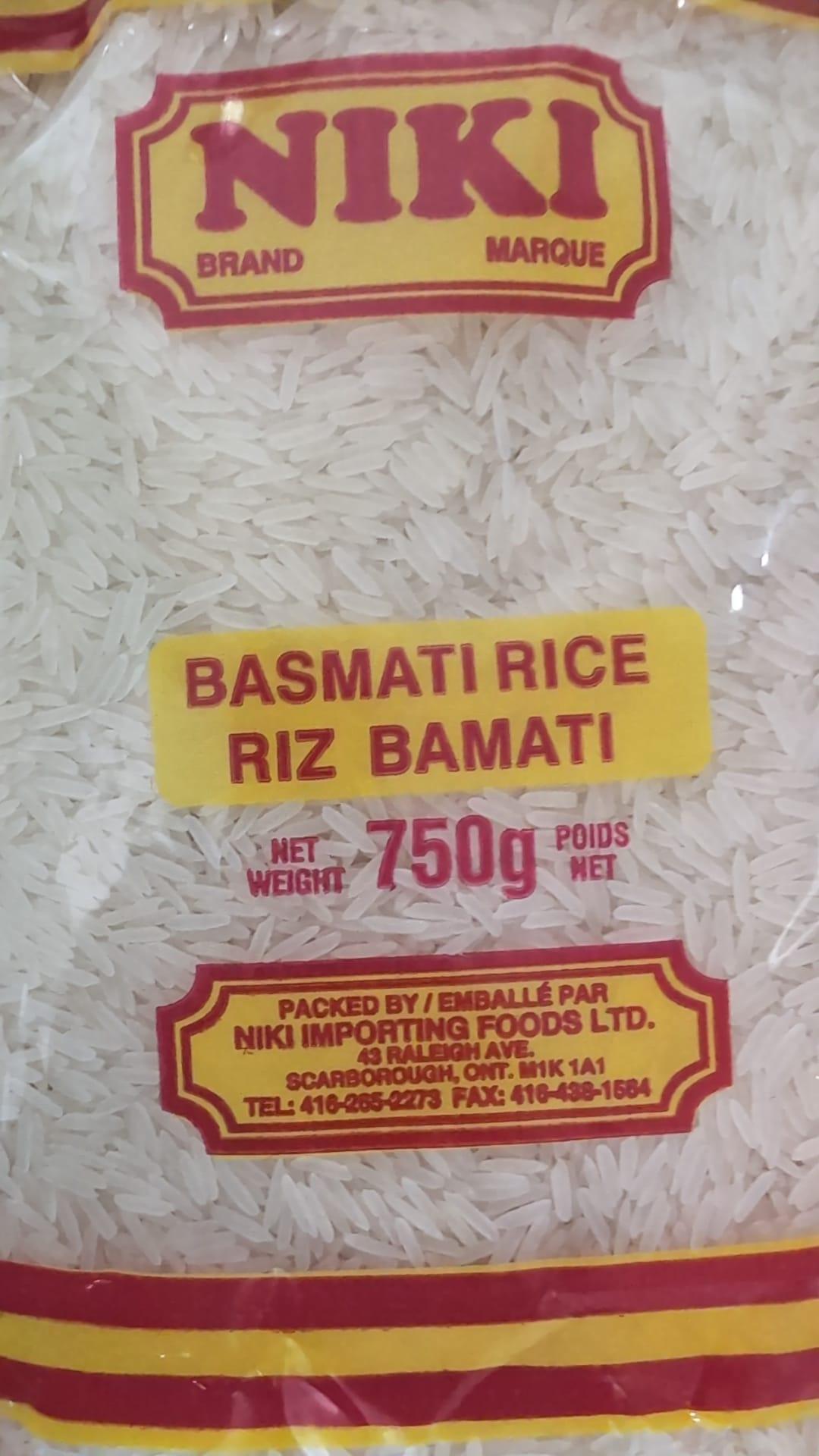 Niki Basmati Rice 750g