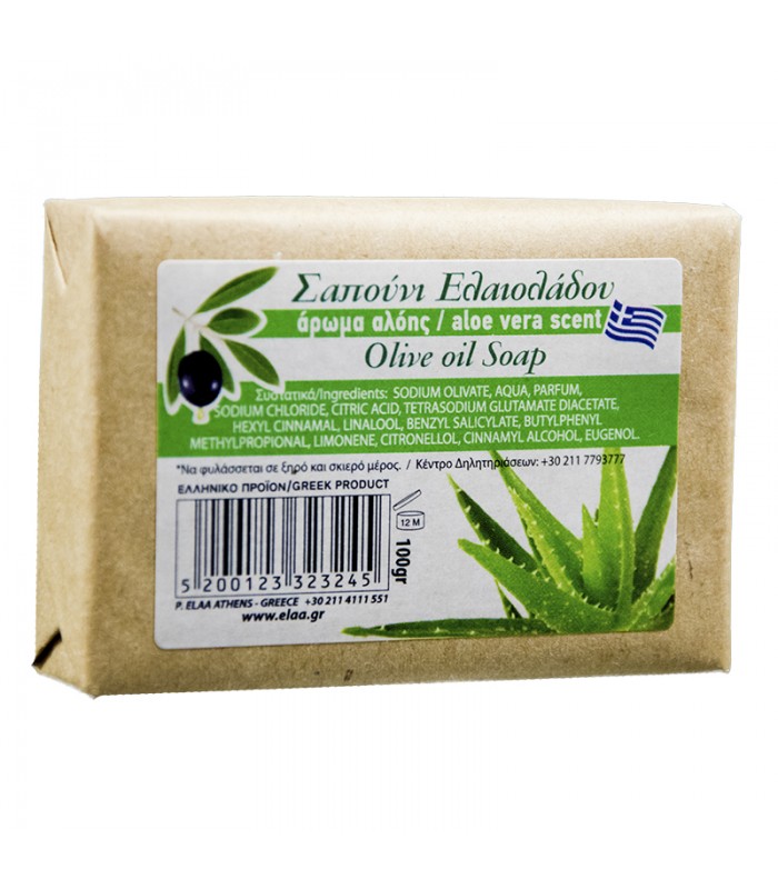 Elaa Aloe Vera Olive Oil Soap Bar 100g