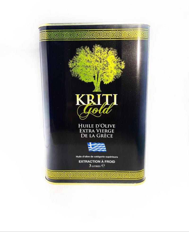 Kriti Gold Extra Virgin Olive Oil in tin 3L