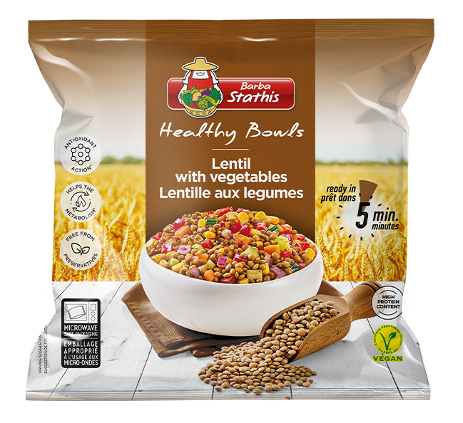 Barba Stathis Healthy Bowls Lentil with Vegetables 400g