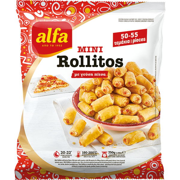 Alfa Mini Rollitos Pizza Margherita 750g