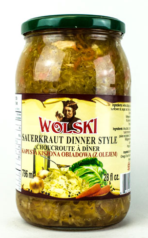 Wolski Dinner Style Sauerkraut 796ml