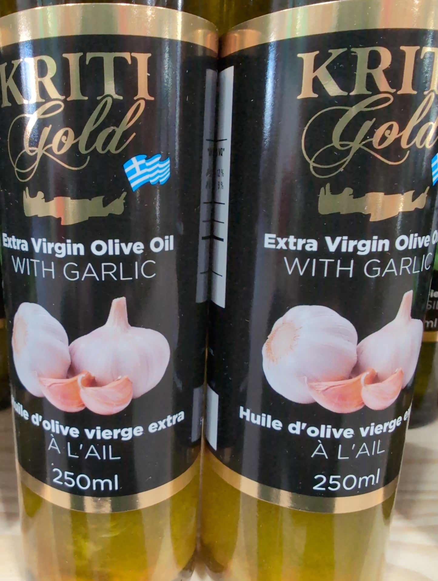 Kriti Gold Extra Virgin Olive Oil with garlic 250ml