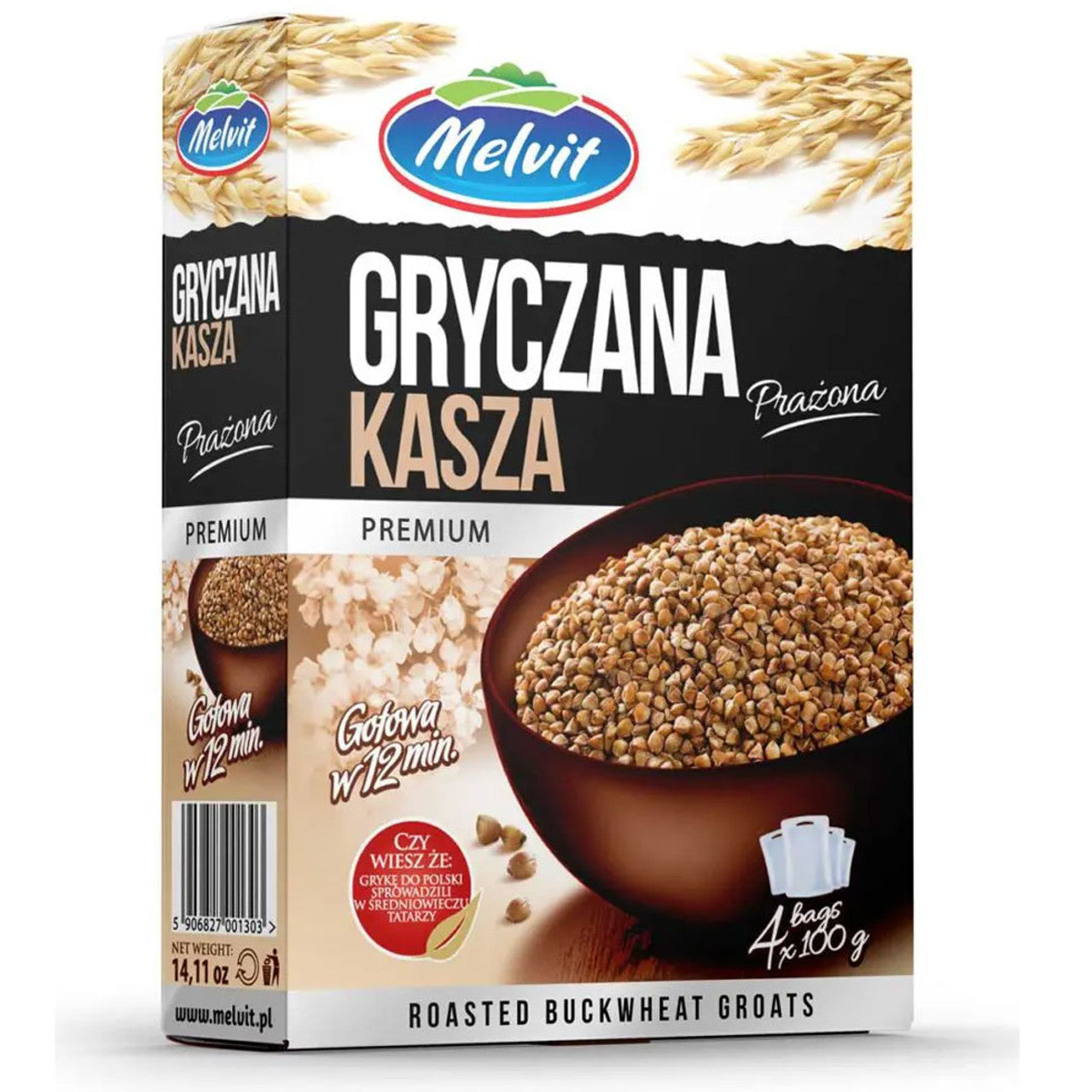 Melvit Buckwheat groats roasted 400g